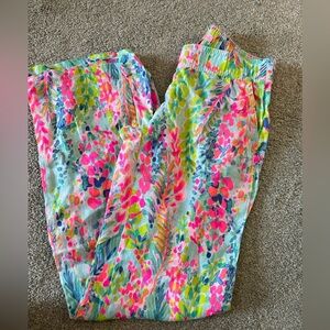 Lilly Pulitzer Catch The Wave Linen Pants